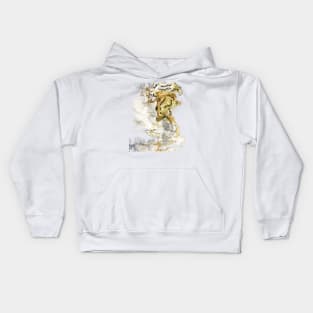 Gold Flaked Smoke Kids Hoodie